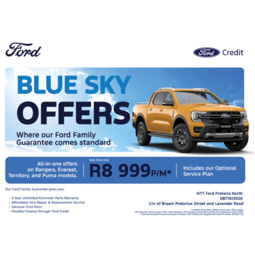 Blue Sky Offers image from NTT Ford Pretoria