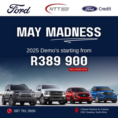MAY MADNESS image from NTT Ford Pretoria