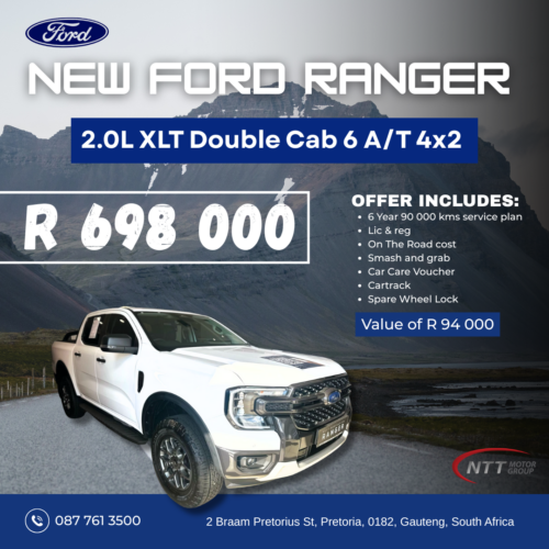 NEW FORD RANGER image from NTT Ford Pretoria