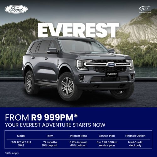 EVEREST image from NTT Ford Pretoria