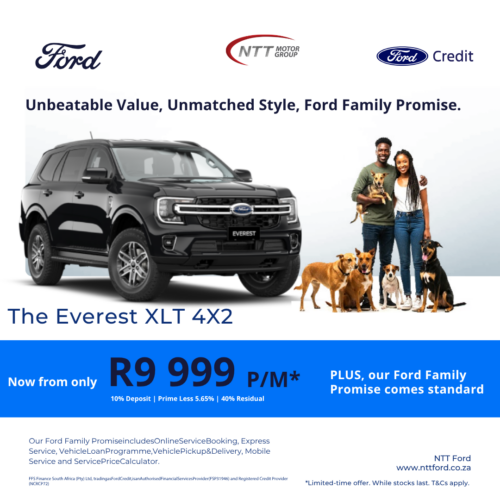 The Everest XLT 4X2 image from NTT Ford Pretoria