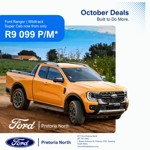 Ford Ranger | Wildtrack Super Cab image from NTT Ford Pretoria